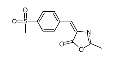 4-(4-甲烷磺酰基-亚苄基)-2-甲基-4H-噁唑-5-酮
