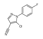 5-氯-1-(4-氟苯基)-1H-吡唑-4-甲腈 (1050619-83-4)