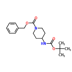 4-(叔丁氧基羰基氨基)哌啶-1-羧酸苄酯