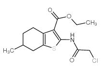 2-(2-氯乙酰基氨基)-6-甲基-4,5,6,7-四氢苯并[b]噻吩-3-羧酸乙酯