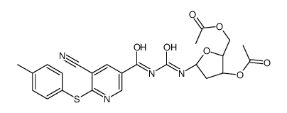 ((2R,3S,5R)-3-乙酰氧基-5-(3-(5-氰基-6-(对甲苯硫代)烟酰基)脲啶)四氢呋喃-2-基)甲基 乙酸酯 (1207756-50-0)