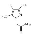 2-(4-溴-3,5-二甲基-1H-吡唑-1-基)乙烷硫代酰胺