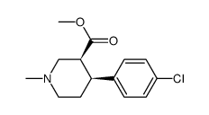 (3S,4s)-4-(4-氯苯基)-1-甲基哌啶-3-羧酸甲酯