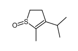 (9CI)-2,3-二氢-5-甲基-4-(1-甲基乙基)-噻吩, 1-氧化物