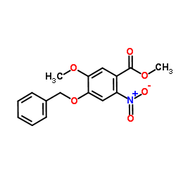 4-苄氧基-5-甲氧基-2-硝基苯甲酸甲酯 (61032-41-5)