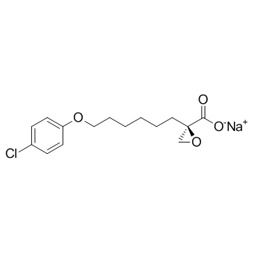 (2R)-2-[6-(4-氯苯氧基)己基]环氧乙烷甲酸钠