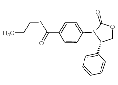 (S)-4-(2-氧代-4-苯基噁唑啉-3-基)-n-丙基苯甲酰胺 (572923-17-2)