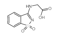 (1,1-二氧代-1H-1lambda*6*-苯并[d]异噻唑-3-氨基)-乙酸