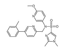 N-(6-甲氧基-3-吡啶)-1,2-二甲基-N-[[5-(2-甲基苯基)-2-吡啶]甲基]-1H-咪唑-4-磺酰胺