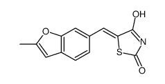 (E)-5-((2-甲基苯并呋喃-6-基)亚甲基)噻唑烷-2,4-二酮