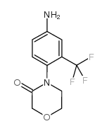 4-[4-氨基-2-(三氟甲基)苯基]-3-吗啉酮