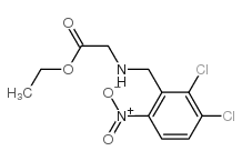 N-(6-硝基-2.3-二氯苄基)甘氨酸乙酯
