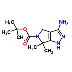 3-氨基-6,6-二甲基吡咯并[3,4-C]吡唑-5(1H,4H,6H)-甲酸叔丁酯 (398491-61-7)