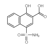 4-氨基磺酰-1-羟基-2-萘甲酸