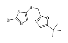 2-((2-溴噻唑-5-基硫代)-甲基)-5-叔丁基噁唑