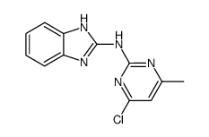 2-(2-苯并咪唑基氨基)-4-氯-6-甲基嘧啶