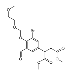 2-(3-溴-5-甲酰基-4-((2-甲氧基乙氧基)甲氧基)苯基)琥珀酸二甲酯