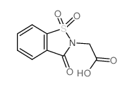 (1,1-二氧化-3-氧代-1,2-苯异噻唑-2(3h)-基)乙酸