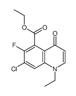 7-氯-1-乙基-6-氟-1,4-二氢-4-氧代喹啉-3-羧酸乙酯 (70458-94-5)