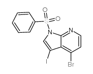 1-苯磺酰基-4-溴-3-碘-7-氮杂吲哚