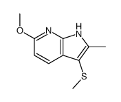 6-甲氧基-2-甲基-3-(甲基硫代)-1H-吡咯并[2,3-b]吡啶