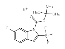 1-Boc-6-氯吲哚-2-三氟硼酸钾