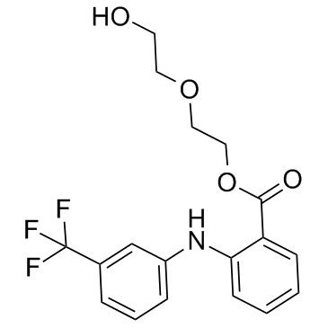 2-(2-羟基乙氧基)乙基 2-[3-(三氟甲基)苯胺基]苯甲酸酯