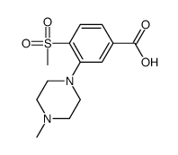 3-(4-甲基-1-哌嗪基)-4-甲砜基苯甲酸