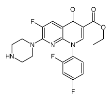 1-(2,4-二氟苯基)-6-氟-4-氧代-7-(哌嗪-1-基)-1,4-二氢-1,8-萘啶-3-羧酸乙酯
