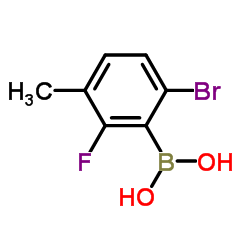 6-溴-2-氟-3-甲基苯硼酸