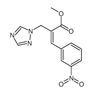 (E)-2-((1H-1,2,4-噻唑-1-基)甲基)-3-(3-硝基苯基)丙烯酸甲酯