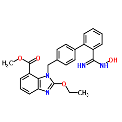 2-乙氧基-1-[[2'-[(羟基氨基)亚氨基甲基][1,1'-联苯]-4-基]甲基]-1H-苯并咪唑-7-羧酸甲酯