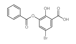 3-(苯甲酰基氧基)-5-溴-2-羟基苯甲酸