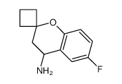 (+/-)-4-氨基-3,4-二氢-6-氟-螺[2H-1-苯并吡喃-2,1-环丁烷