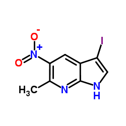 3-碘-6-甲基-5-硝基-7-氮杂吲哚