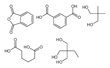 1,3-苯二甲酸与2,2-二甲基-1,3-丙二醇、2-乙基-2-(羟甲基)-1,3-丙二醇、己二酸和1,3-异苯并呋喃二酮的聚合物