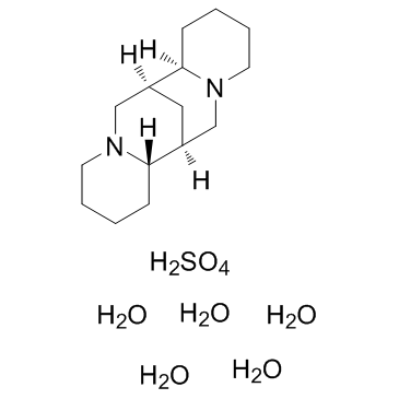 (-)-Sparteine sulfate penta hydrate；五水合硫酸司巴丁