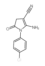 2-氨基-1-(4-氯苯基)-5-氧代-4,5-二氢-1H-吡咯-3-甲腈