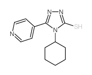 4-环己基-5-吡啶-4-基-4H-[1,2,4]噻唑-3-硫醇 (23714-52-5)