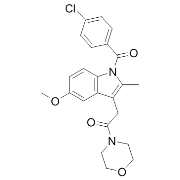 2-[1-(4-氯苯甲酰基)-5-甲氧基-2-甲基-1H-吲哚-3-基]-1-(4-吗啉基)乙酮
