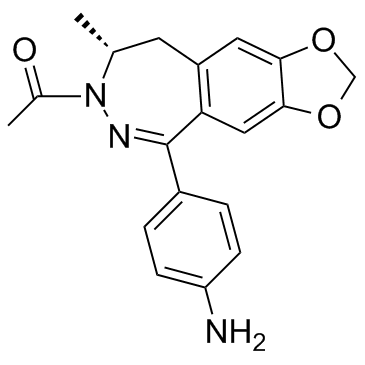 (8R)-7-乙酰基-5-(4-氨基苯基)-8,9-二氢-8-甲基-7H-1,3-二氧杂环戊烯并[4,5-H][2,3]苯并二氮杂卓