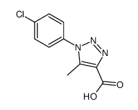 1-(4-Chloro-phenyl)-5-methyl-1H-[1,2,3]triazole-4-carboxylic acid