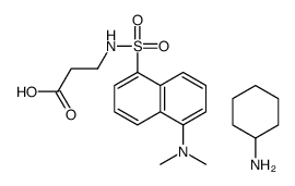1－二甲胺基萘－5－磺酰-β-丙氨酸环己基铵盐