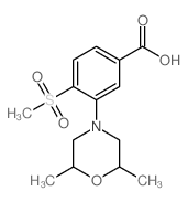 3-(2,6-二甲基吗啉-4-基)-4-(甲基磺酰基)苯甲酸