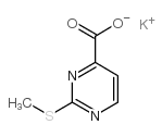 2-甲硫基嘧啶-4-甲酸钾盐