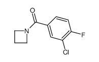 1-[(3-氯-4-氟苯基)羰基]氮杂丁烷 (863454-79-9)
