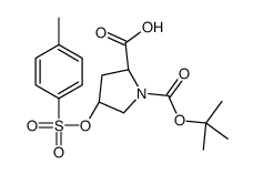(2S,4R)-4-[[(4-甲基苯基)磺酰基]氧基]-1,2-吡咯烷二甲酸 1-叔丁酯