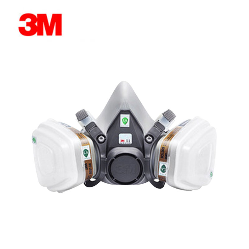 3M防毒面具全面罩呼吸器化工气体6200喷漆防护专用