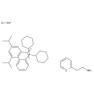 氯(2-二环己基膦基-2',4',6'-三异丙基-1,1'-联苯)[2-(2-氨基乙基苯基)]钯(II) 