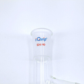 玻璃蒸馏接头 75°蒸馏接头 玻璃三通 高硼硅 芯硅谷